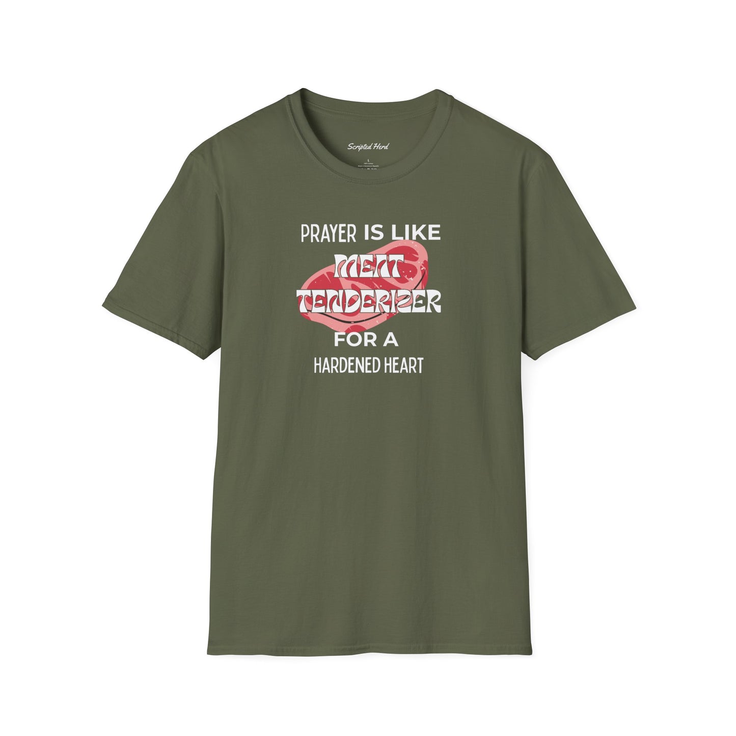 "Prayer Is Meat Tenderizer" Unisex Tee