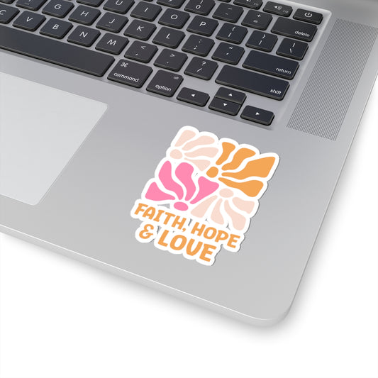 Faith Hope & Love Sticker