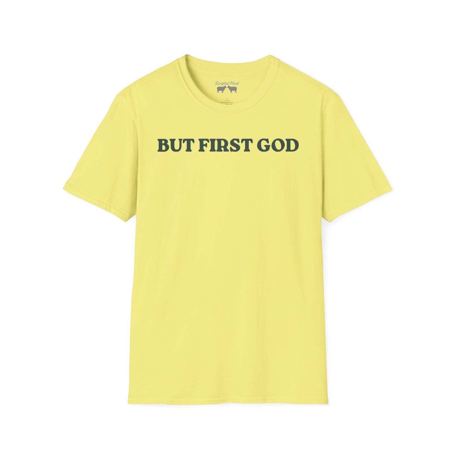 "But First God" | Collisions 3:2 Unisex Tee