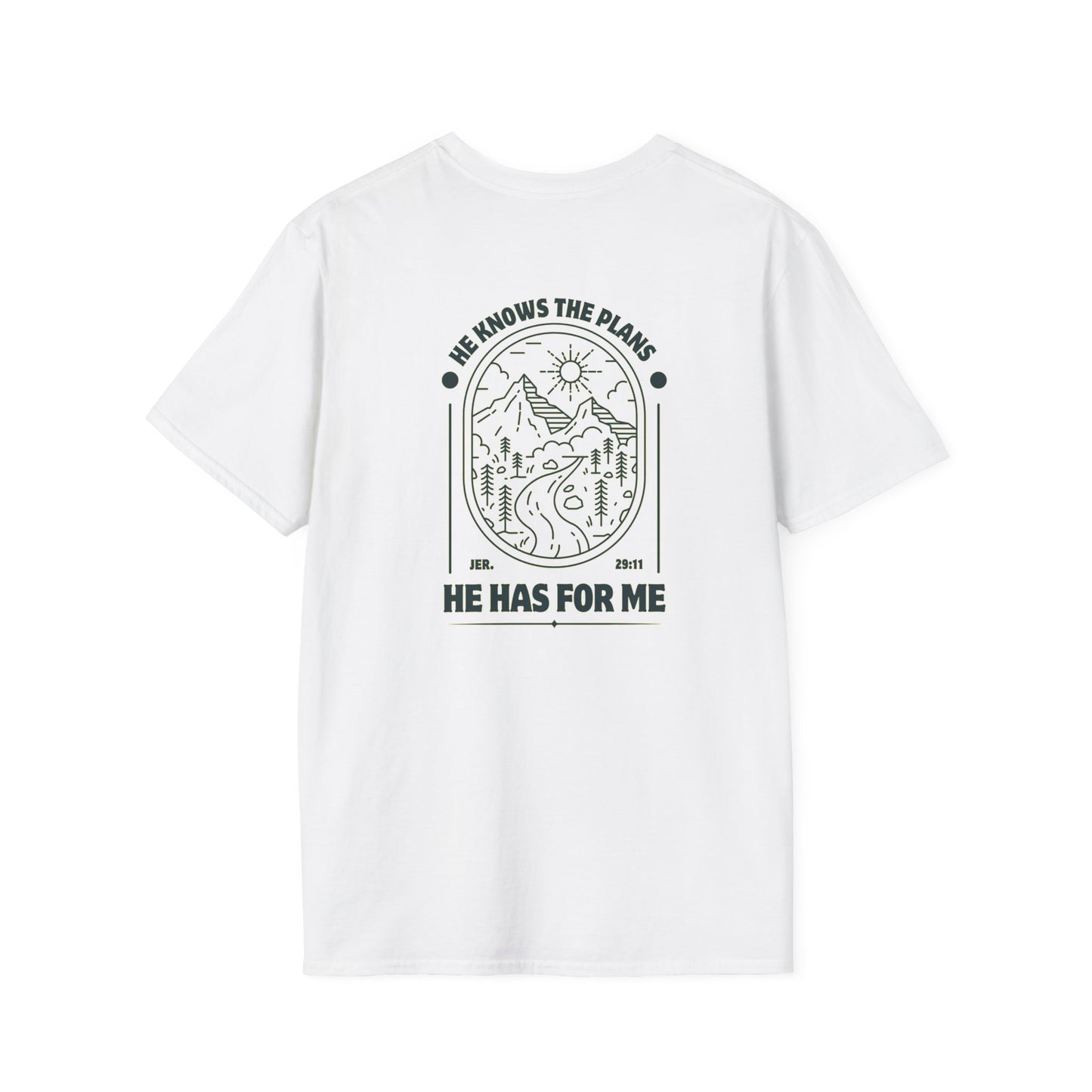 He Knows The Plans Unisex Tee