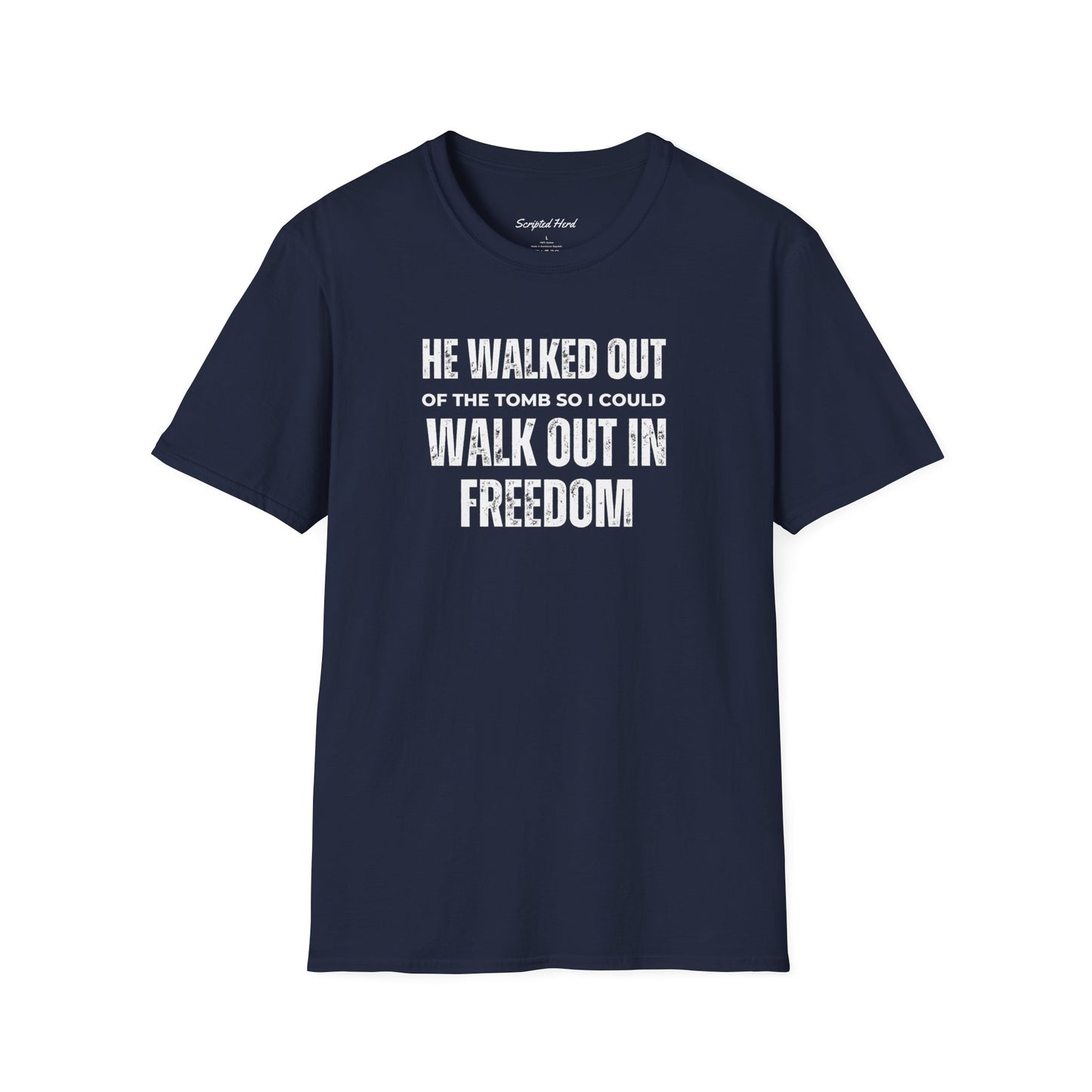He Walked Out Men's Tee
