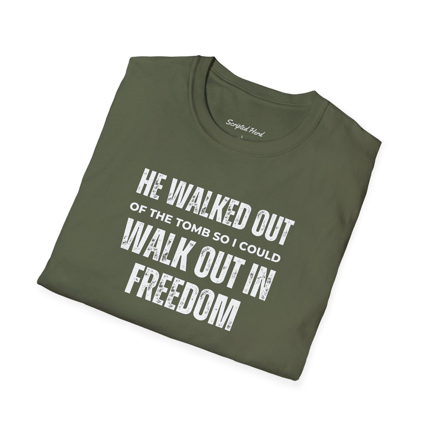 He Walked Out Men's Tee