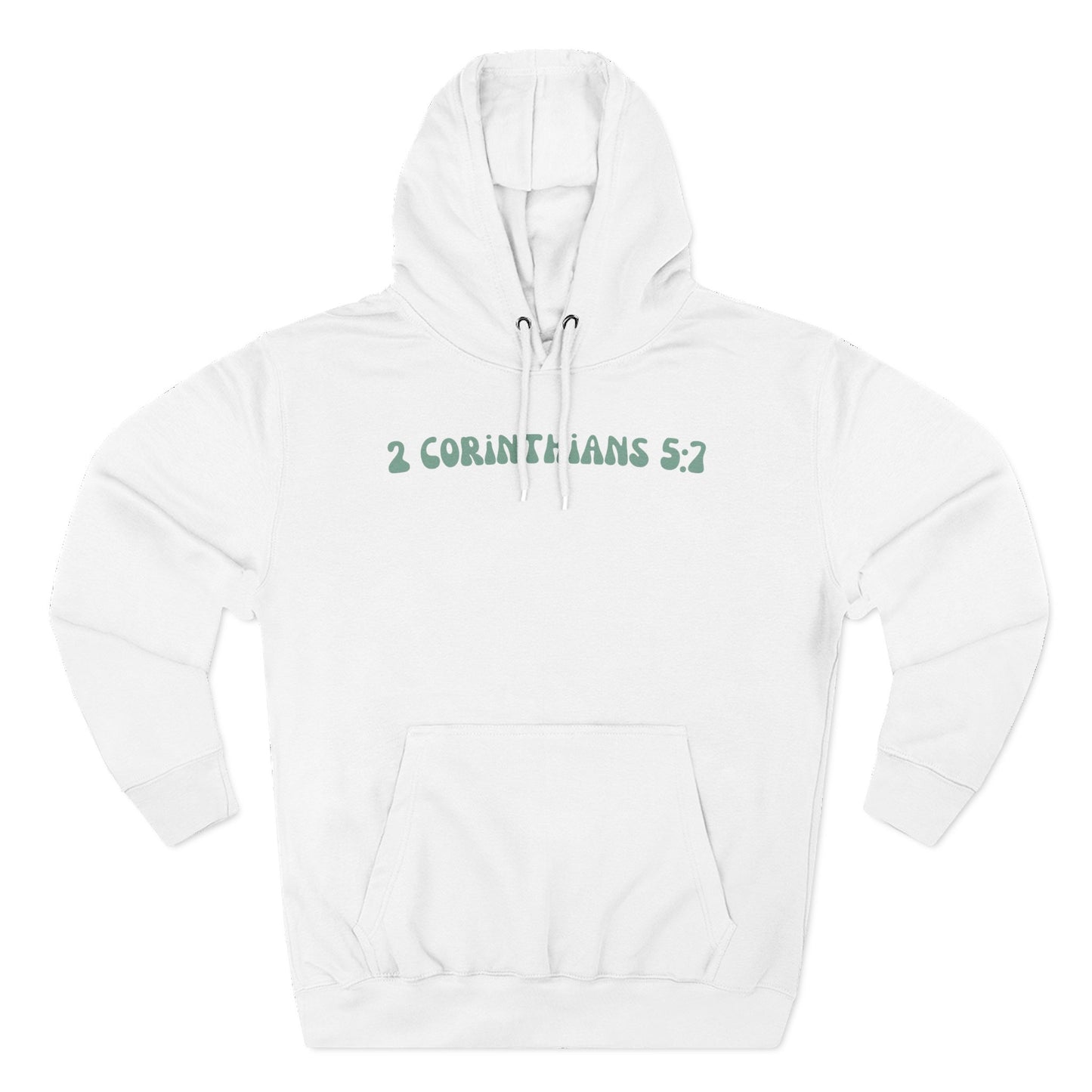 Unisex 2 Corinthians 5:7 Hoodie (Light Colored)