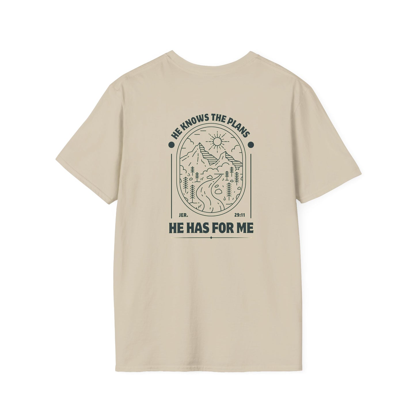 He Knows The Plans Unisex Tee