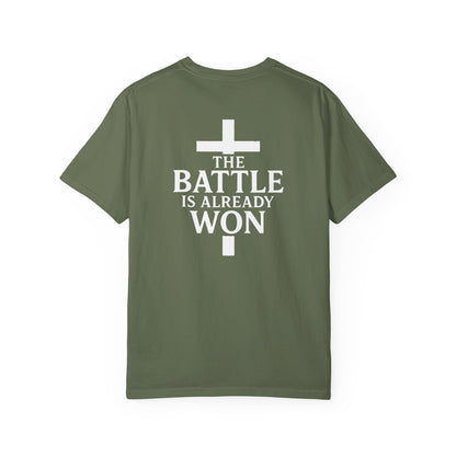 The Battle is Already Won (John 16:33) | Unisex Tee