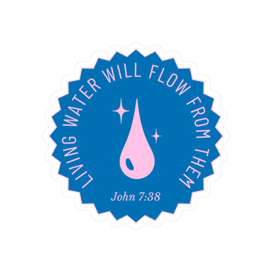 Living Water Sticker
