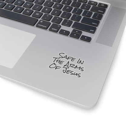 "Safe in the Arms of Jesus" Sticker