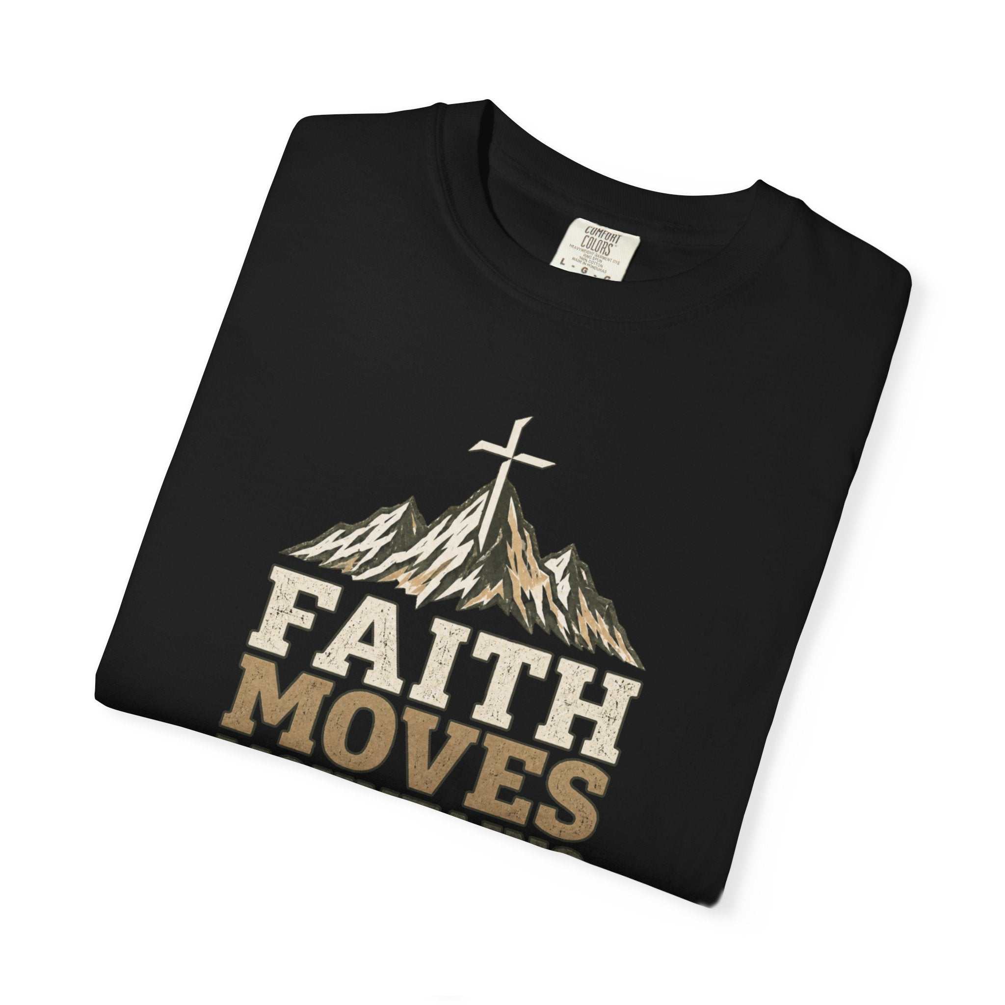 Faith Moves Mountains (Matt. 17:20) | Men's T-Shirt