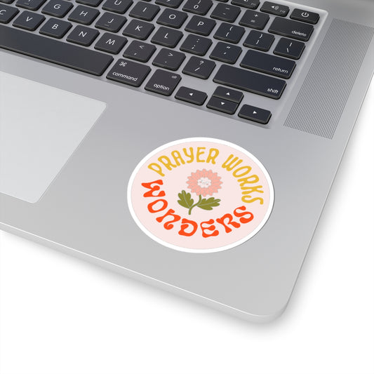 Prayer Works Wonders Sticker