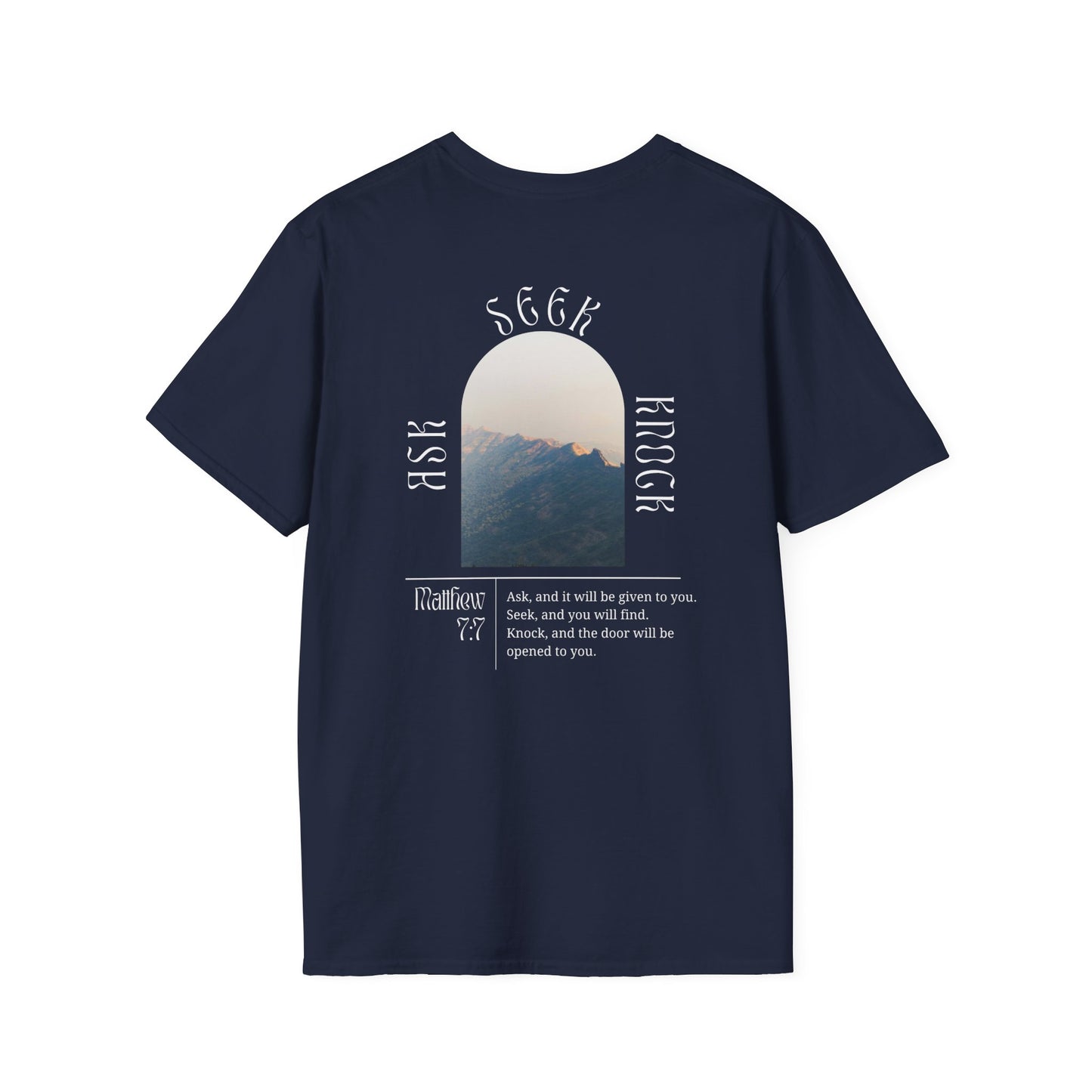 "Ask, Seek, Knock" Unisex Tee