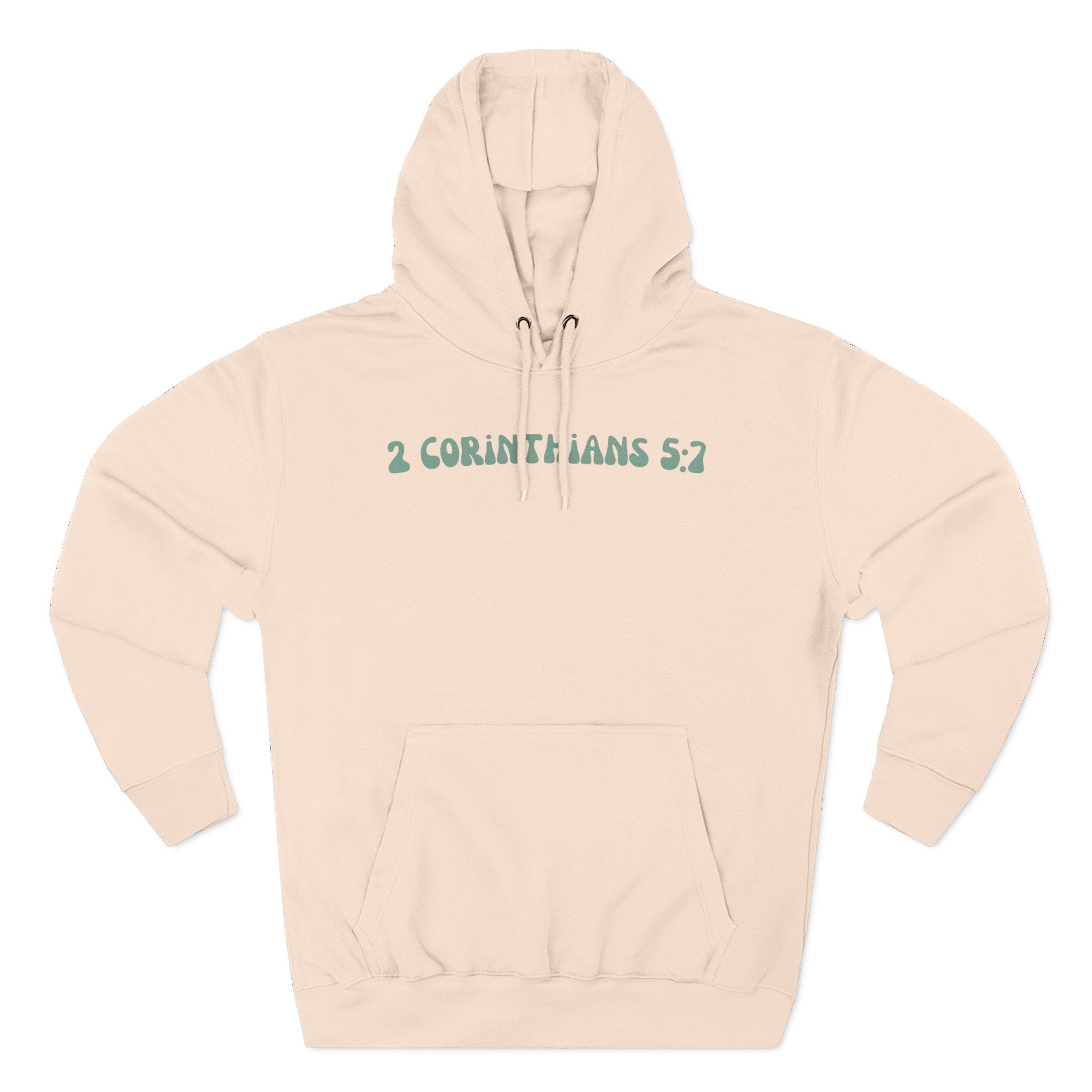 Unisex 2 Corinthians 5:7 Hoodie (Light Colored)
