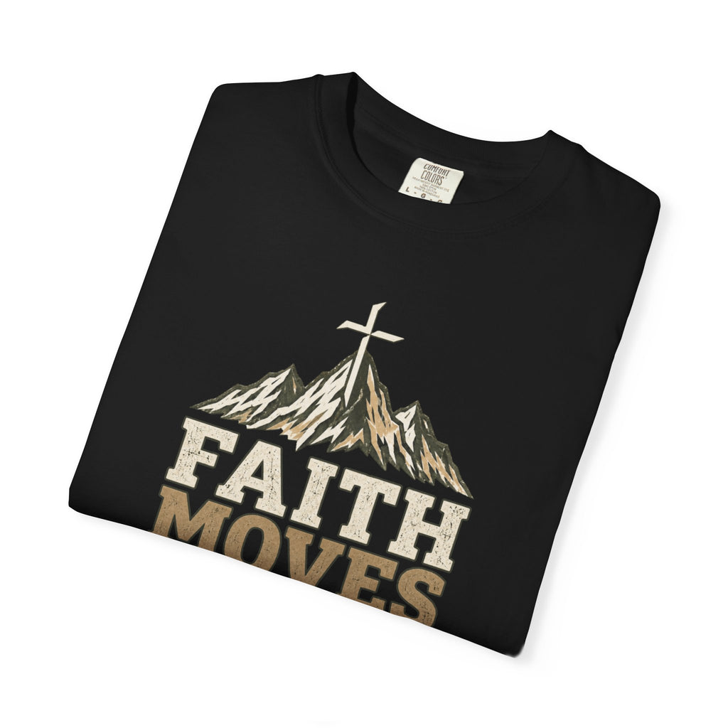 Faith Moves Mountains (Matt. 17:20) | Men's T-Shirt