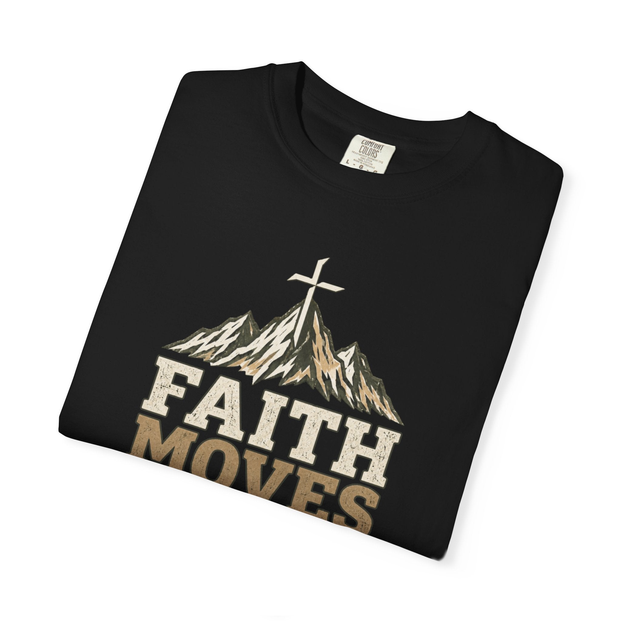 Faith Moves Mountains (Matt. 17:20) | Men's T-Shirt