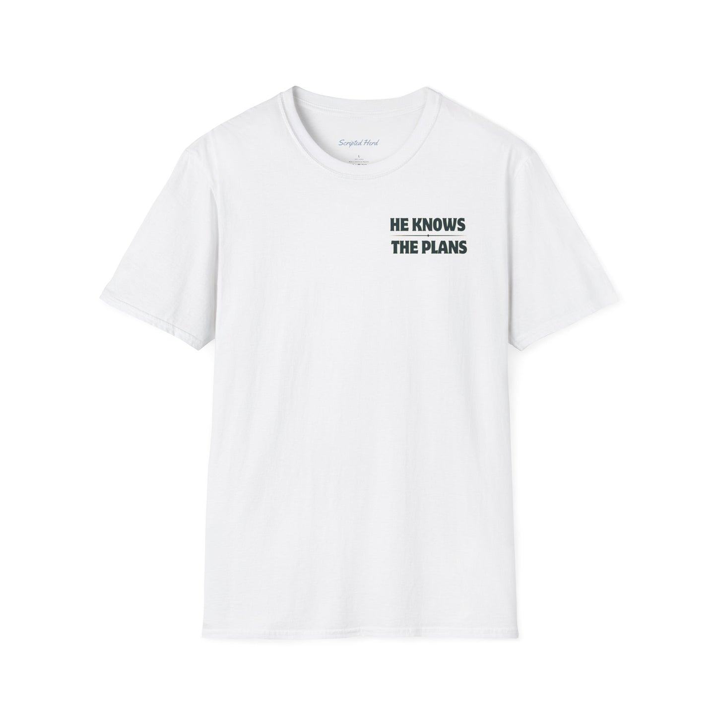 He Knows The Plans Unisex Tee