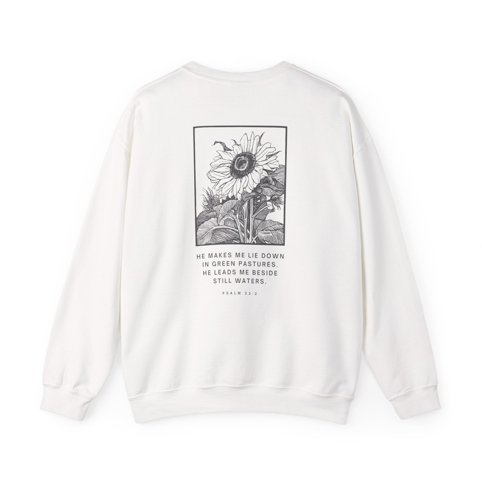 Psalm 23:2 Women's Crewneck