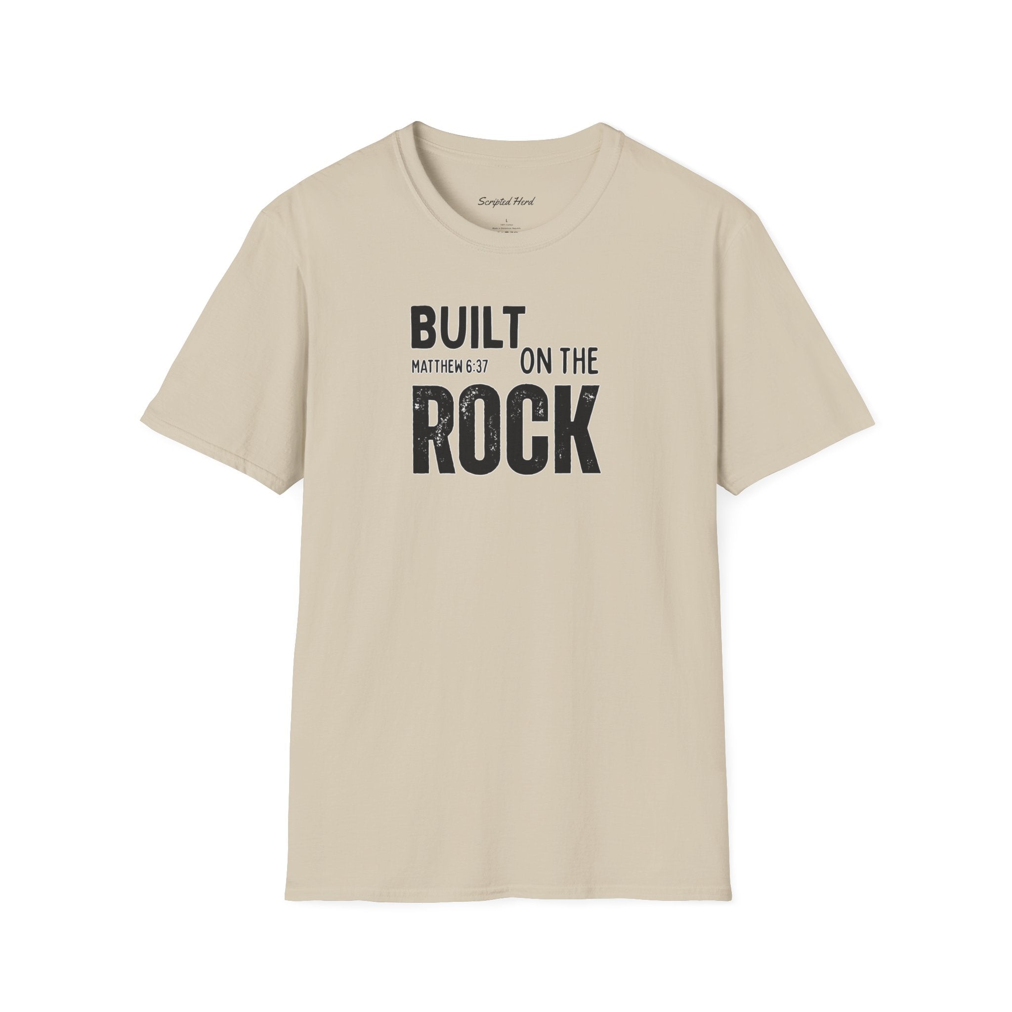 "Built on the Rock" Men's Tee