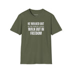 He Walked Out Men's Tee