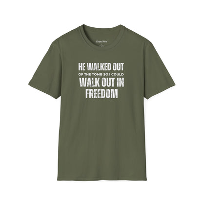 He Walked Out Men's Tee