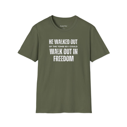 He Walked Out Men's Tee