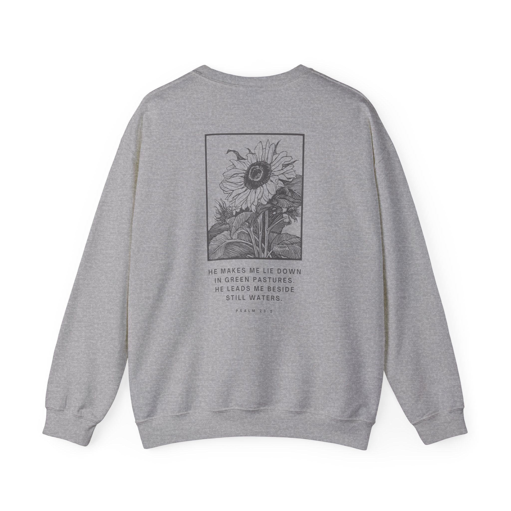 Psalm 23:2 Women's Crewneck