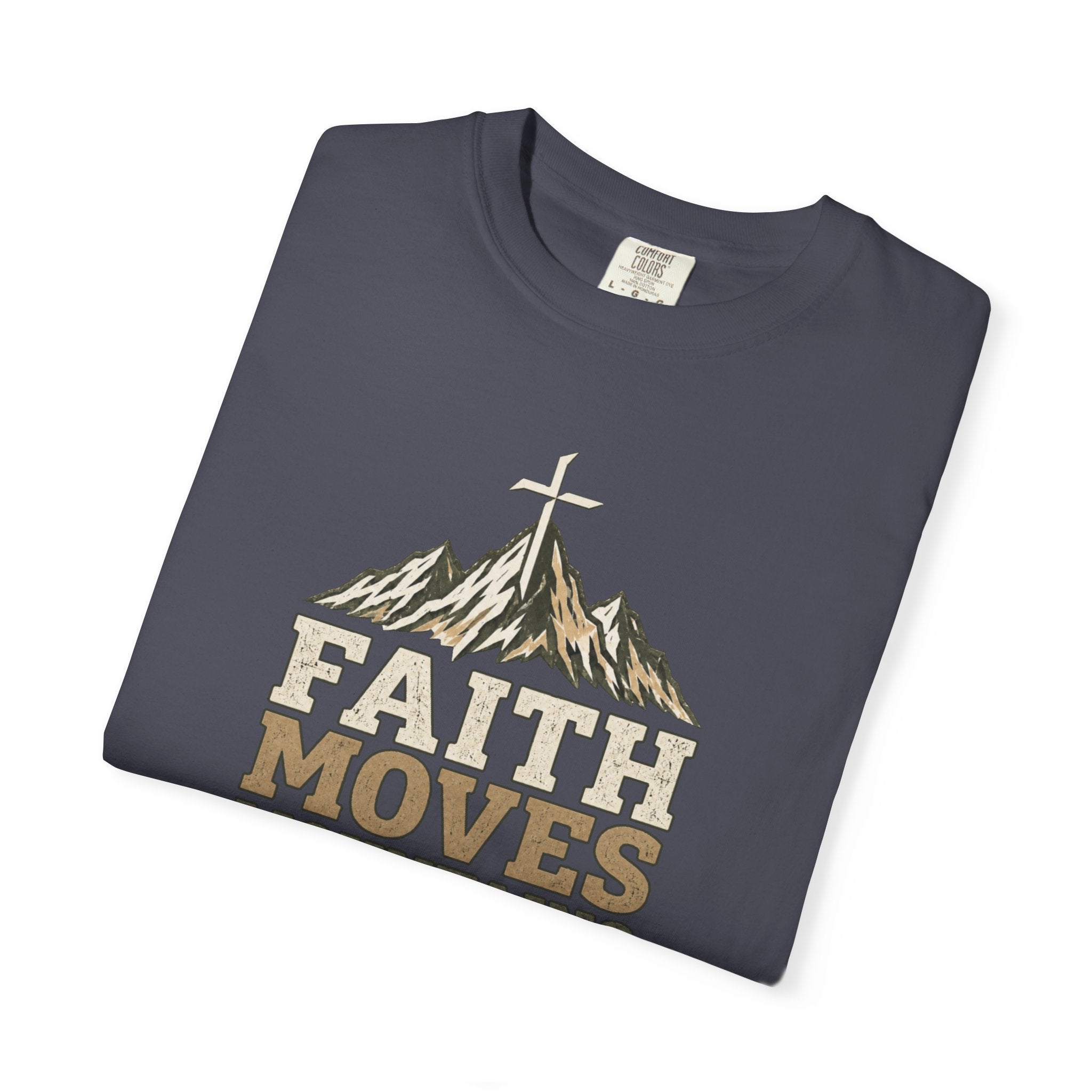 Faith Moves Mountains (Matt. 17:20) | Men's T-Shirt
