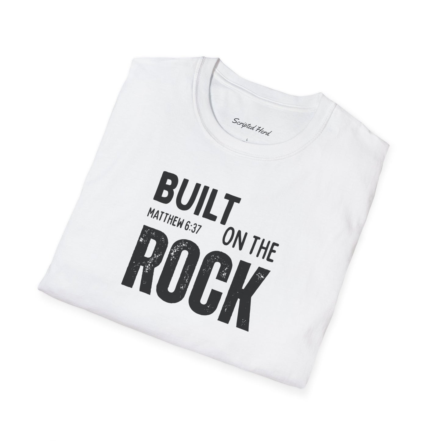 "Built on the Rock" Men's Tee