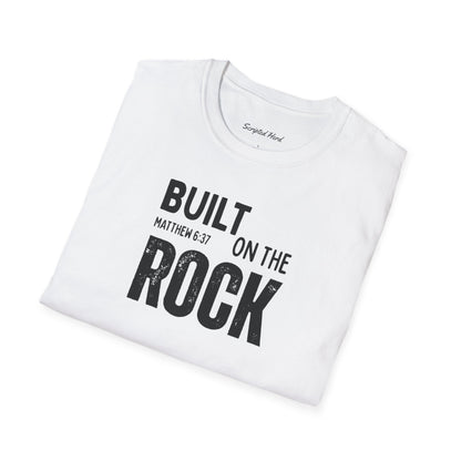 "Built on the Rock" Men's Tee