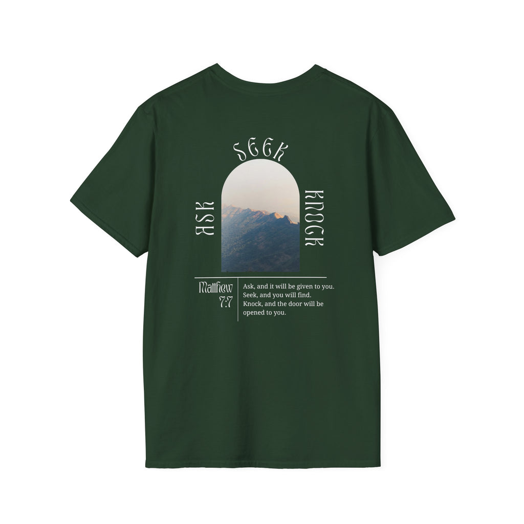 "Ask, Seek, Knock" Unisex Tee