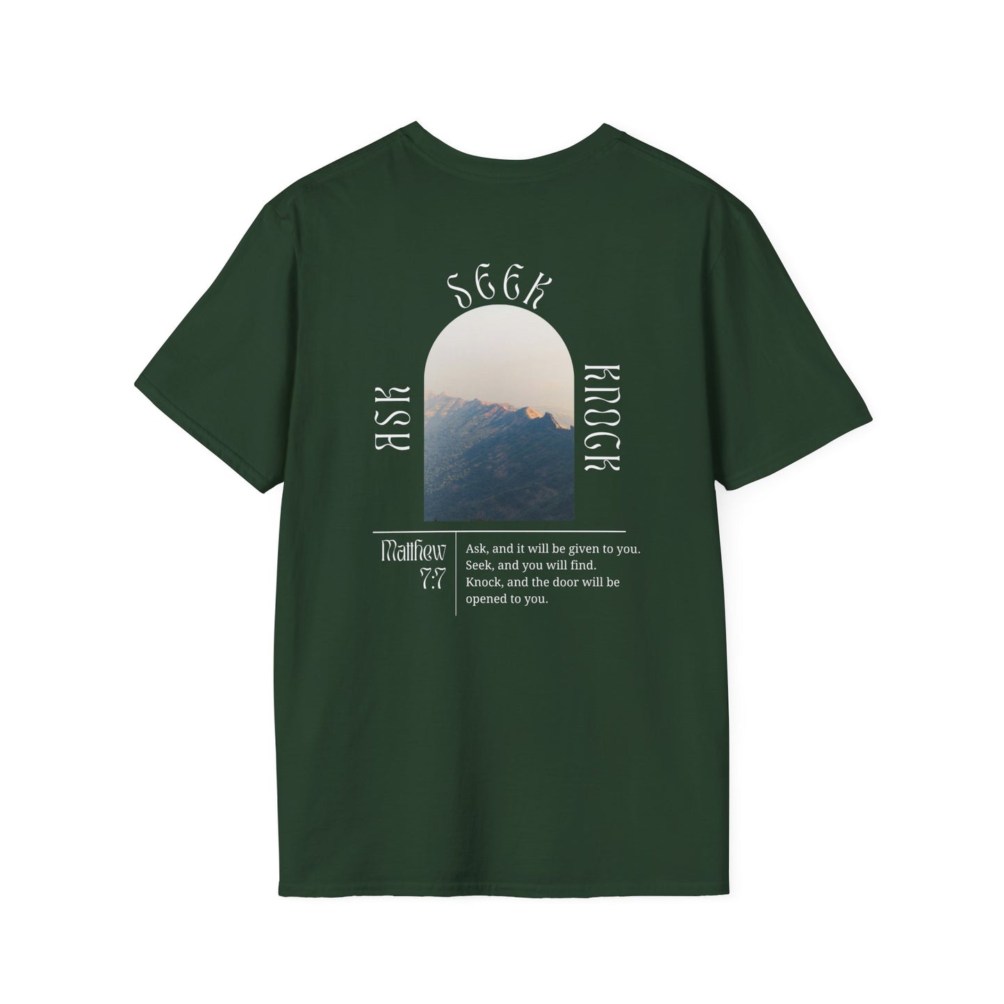 "Ask, Seek, Knock" Unisex Tee