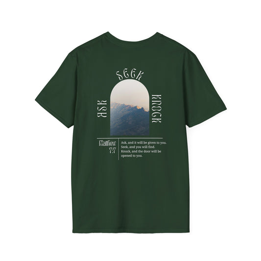 "Ask, Seek, Knock" Unisex Tee