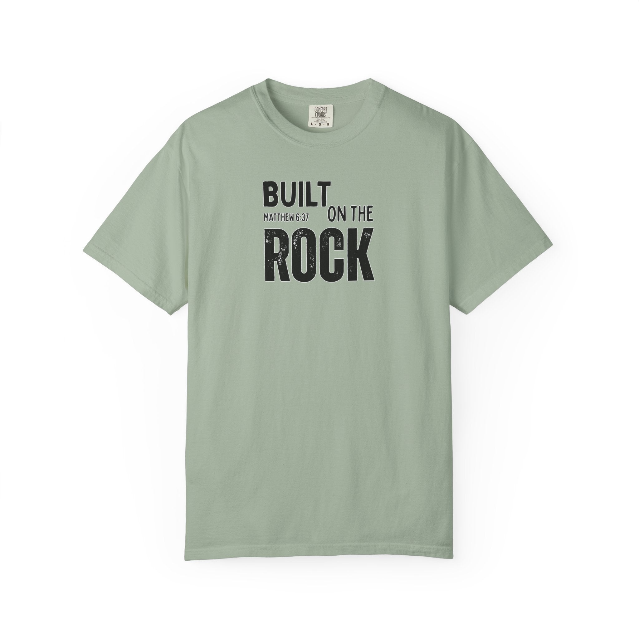 "Built on the Rock" Men's Tee