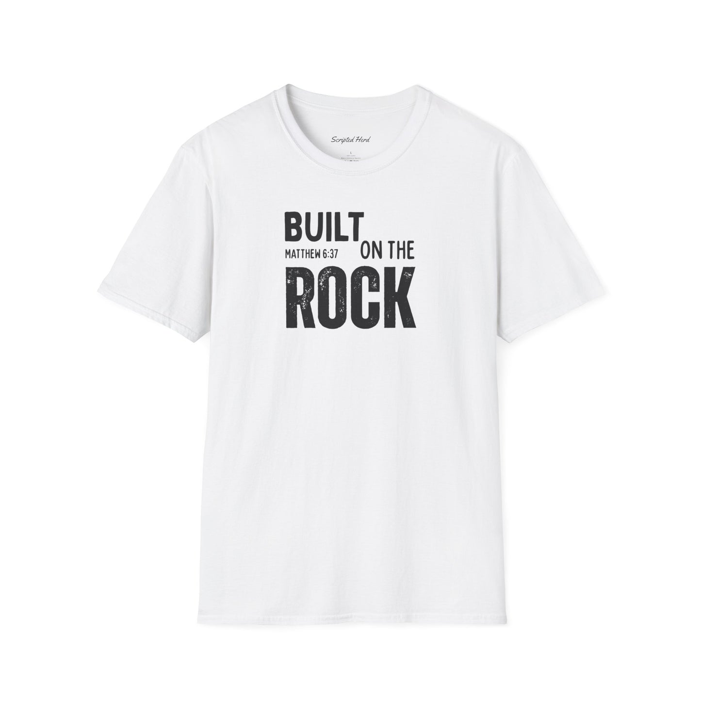 "Built on the Rock" Men's Tee