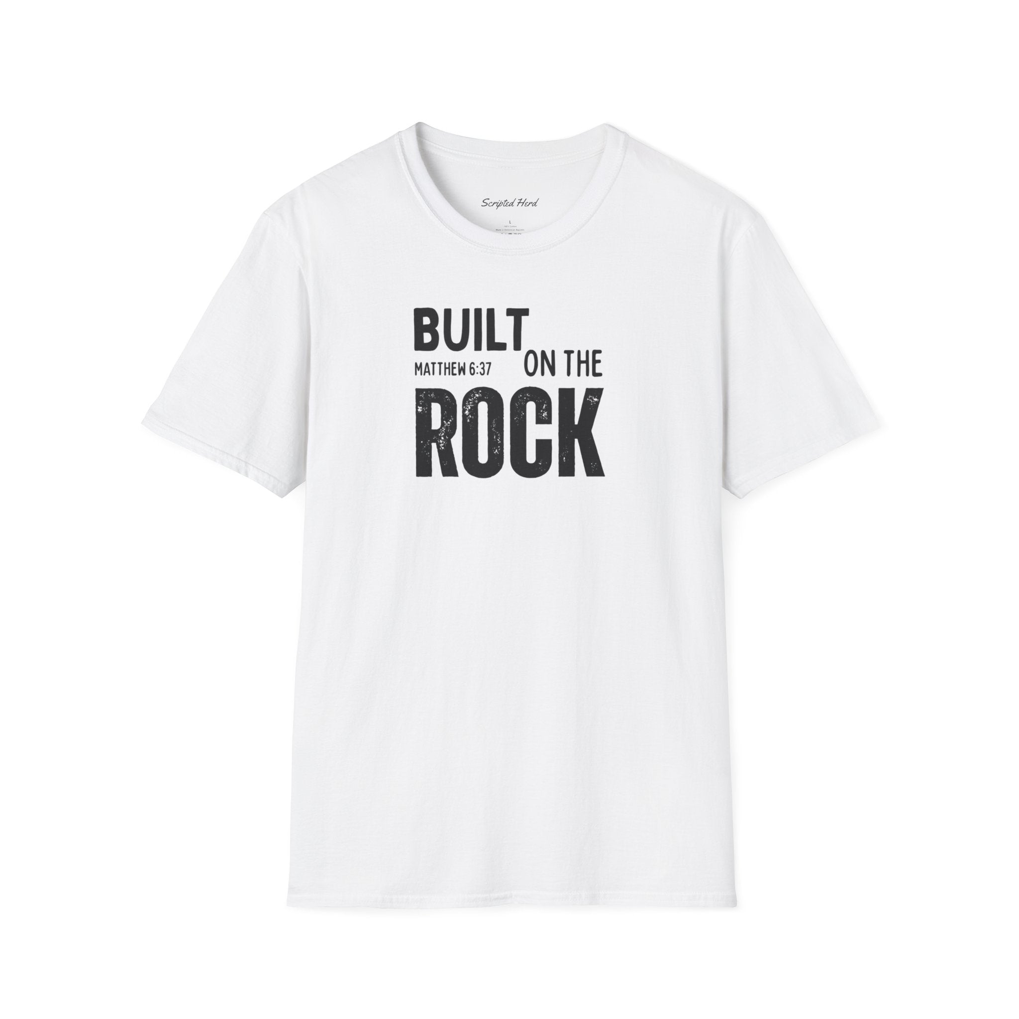 "Built on the Rock" Men's Tee