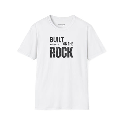 "Built on the Rock" Men's Tee