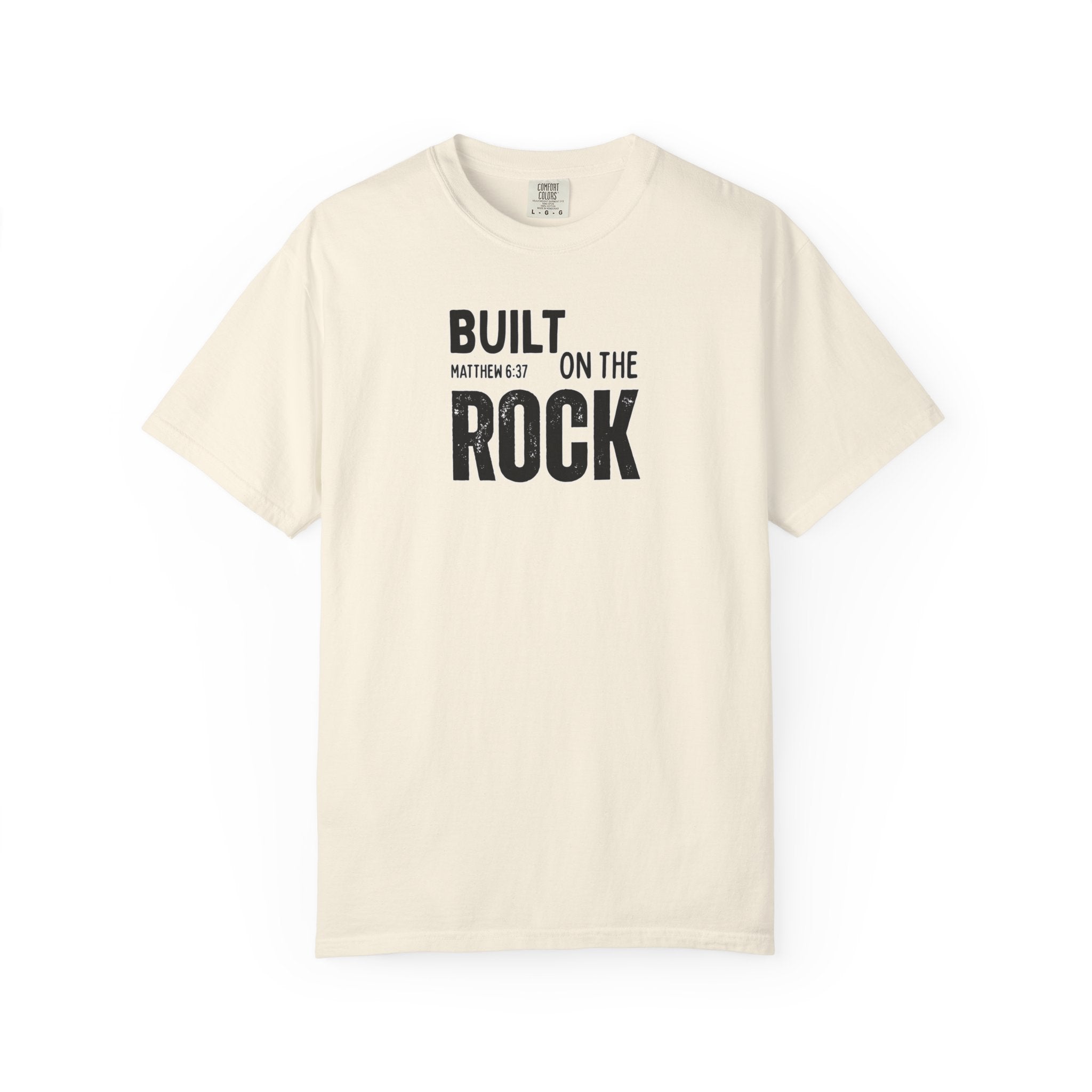 "Built on the Rock" Men's Tee