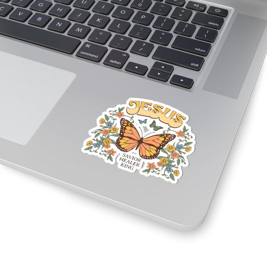 "Savior, Healer, King" Sticker