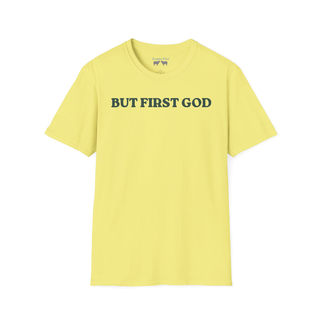 "But First God" | Collisions 3:2 Unisex Tee