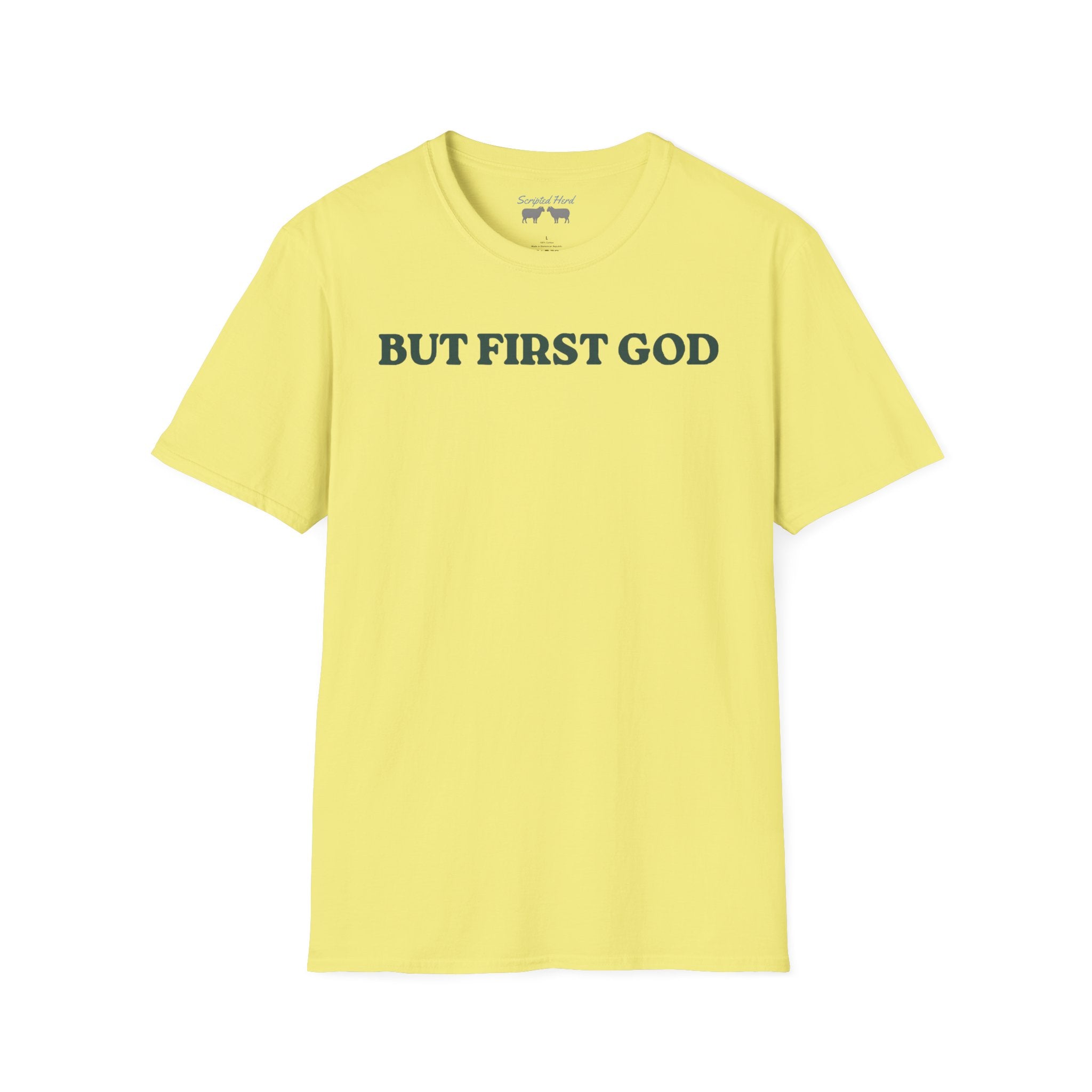 "But First God" | Collisions 3:2 Unisex Tee