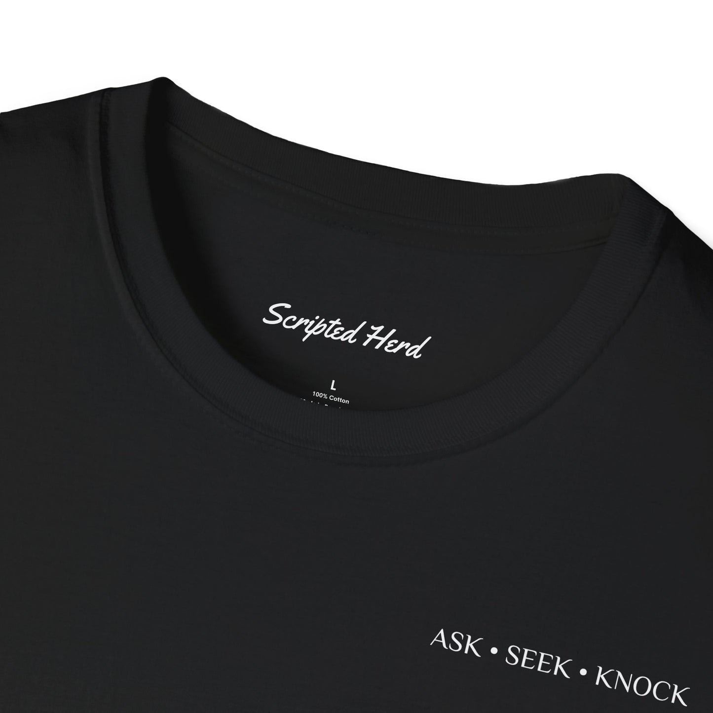 "Ask, Seek, Knock" Unisex Tee