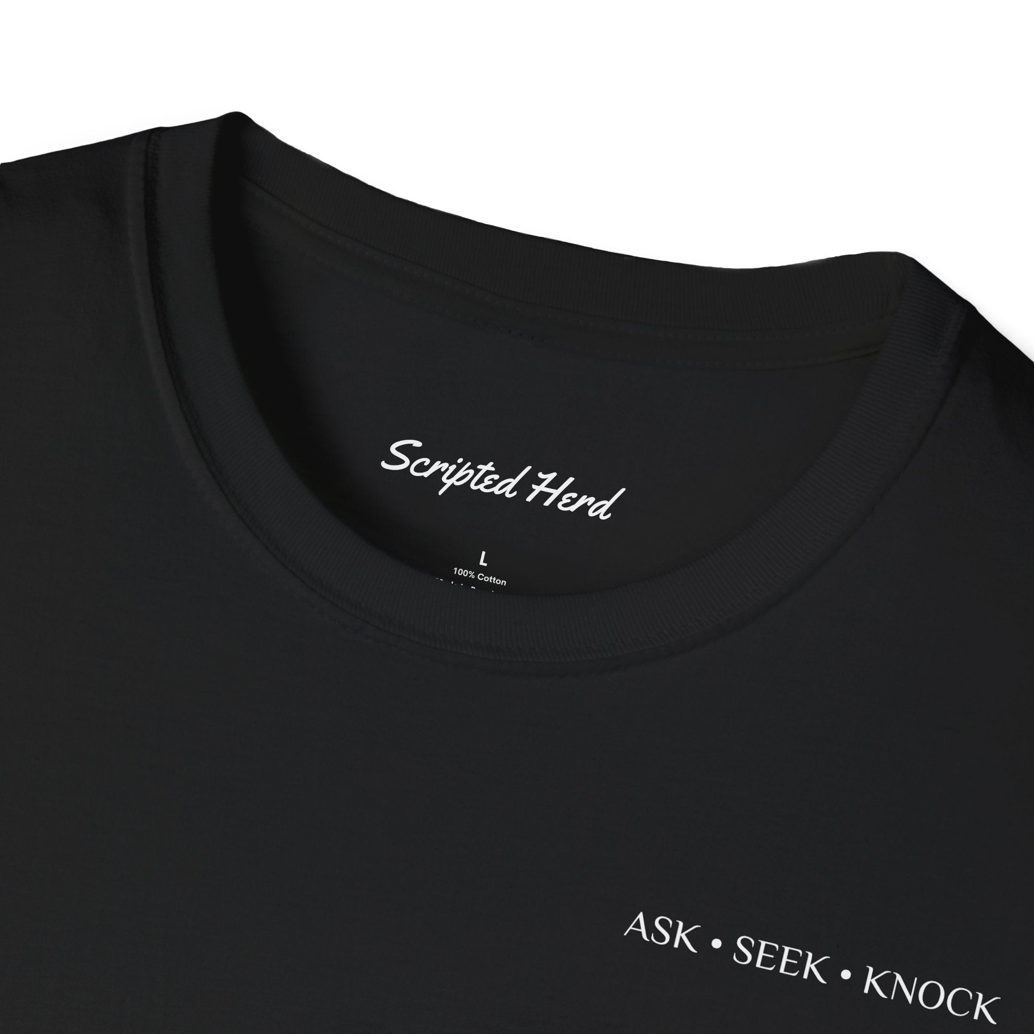 "Ask, Seek, Knock" Unisex Tee