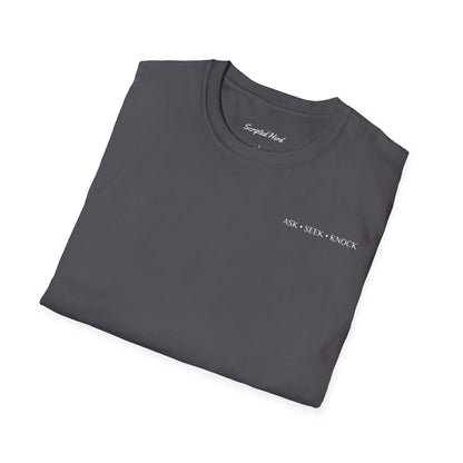 "Ask, Seek, Knock" Unisex Tee