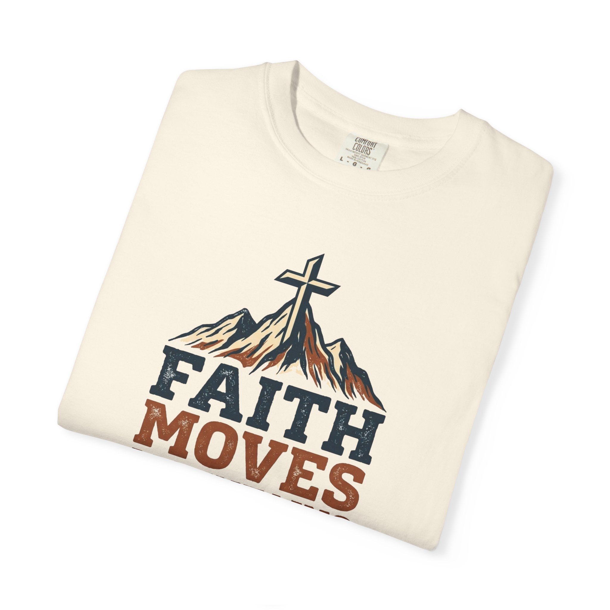 Faith Moves Mountains (Matt. 17:20) | Men's T-Shirt
