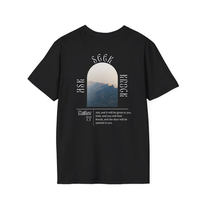 "Ask, Seek, Knock" Unisex Tee