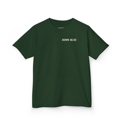 The Battle is Already Won (John 16:33) | Kid's Tee
