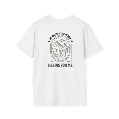 He Knows The Plans Unisex Tee