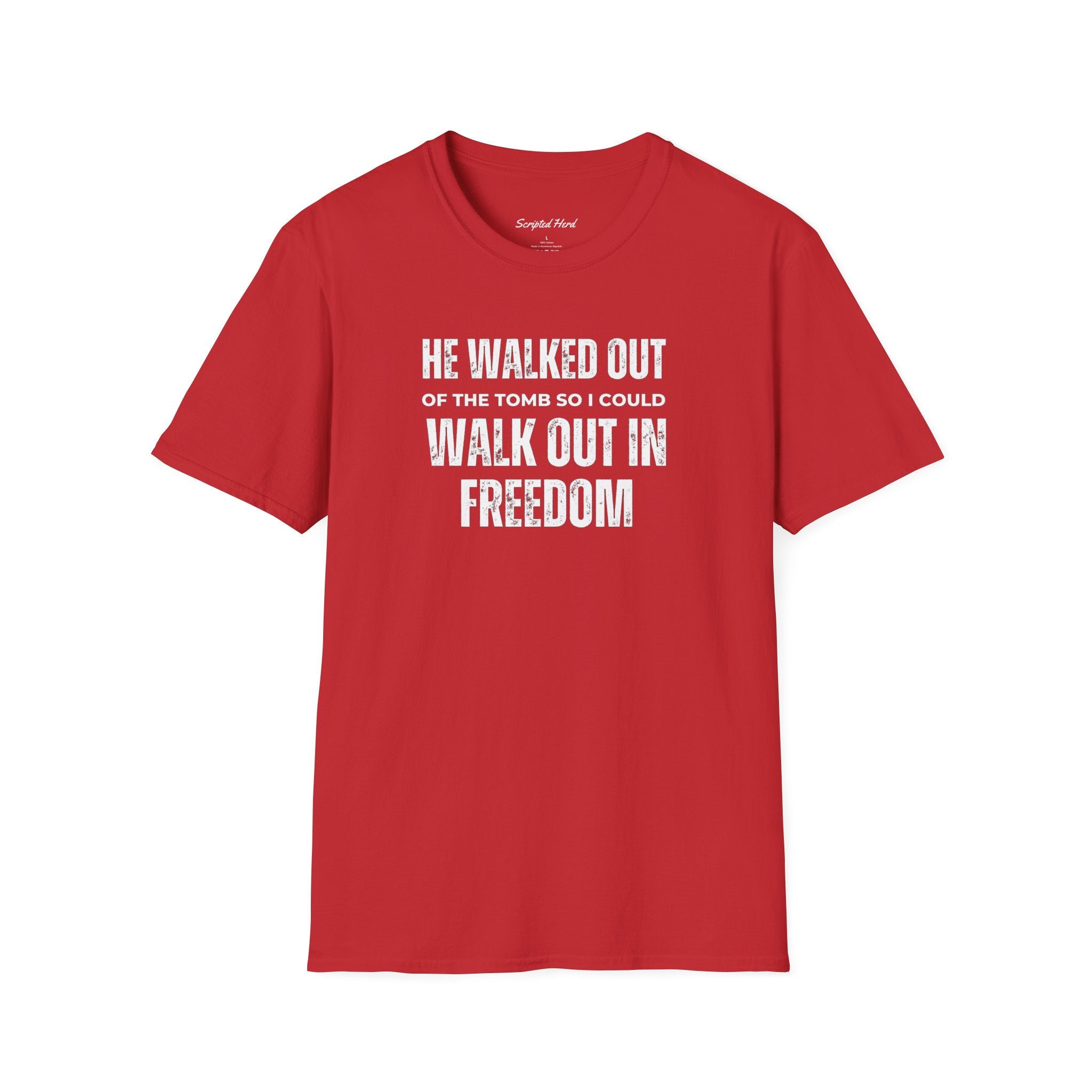 He Walked Out Men's Tee