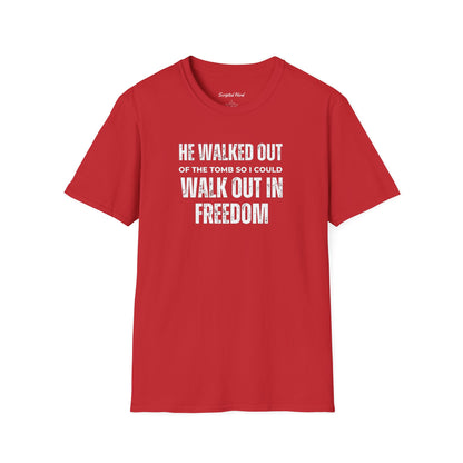 He Walked Out Men's Tee