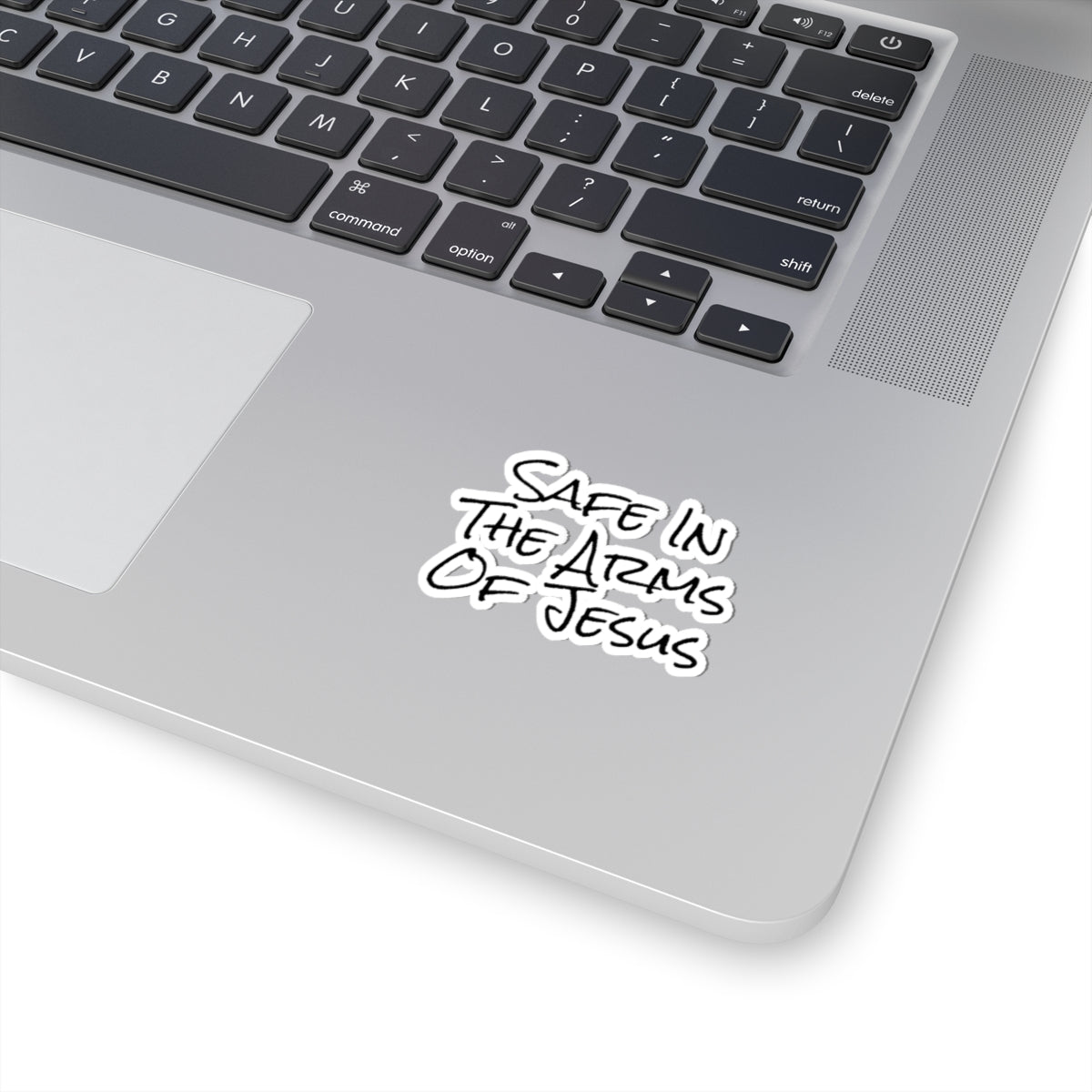 "Safe in the Arms of Jesus" Sticker