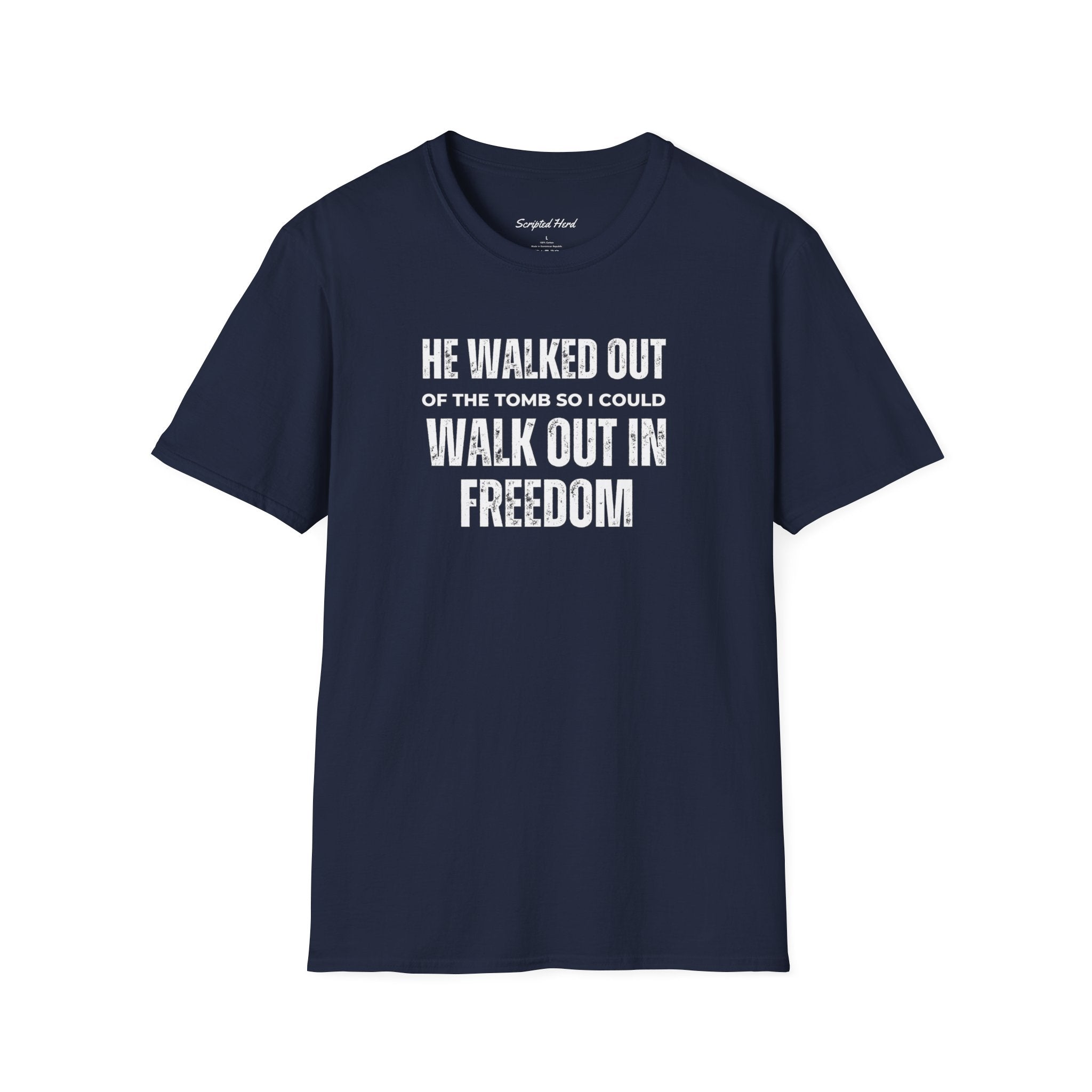 He Walked Out Men's Tee