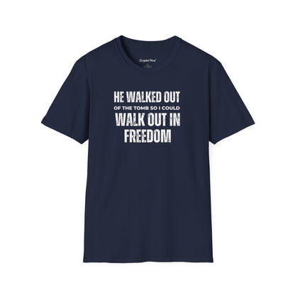He Walked Out Men's Tee